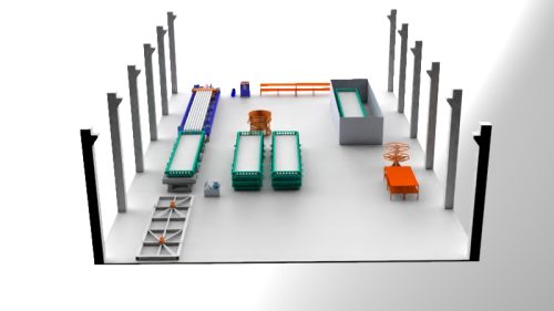 Технологические линии по производству дорожных плит